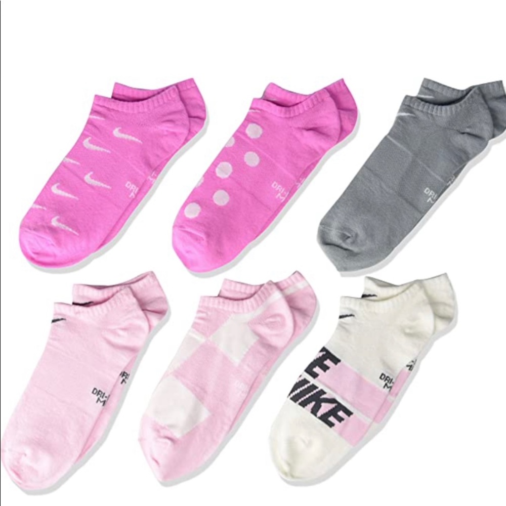 Nike Unisex-Child Everyday Lightweight Graphic No-Show Socks